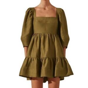 Shona Joy Maya Open Back Mini Dress